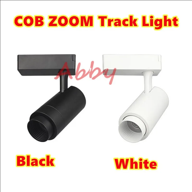 Высококачественный светодиодный Трековый светильник 15 Вт/25 Вт/35 Вт CREE COB ZOOM