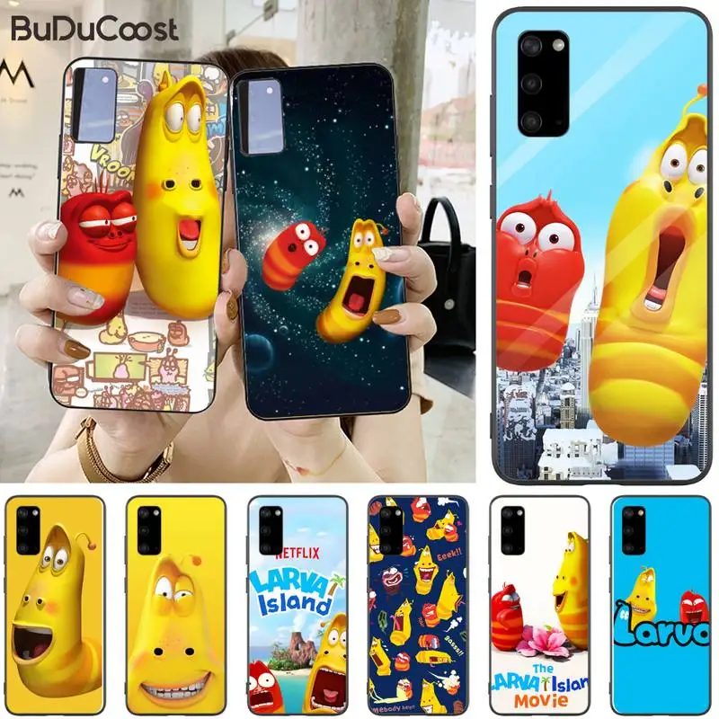 Чехол для телефона Slok Larva с изображением насекомых Samsung Galaxy S10 Plus lite S10e S20 S8 S9
