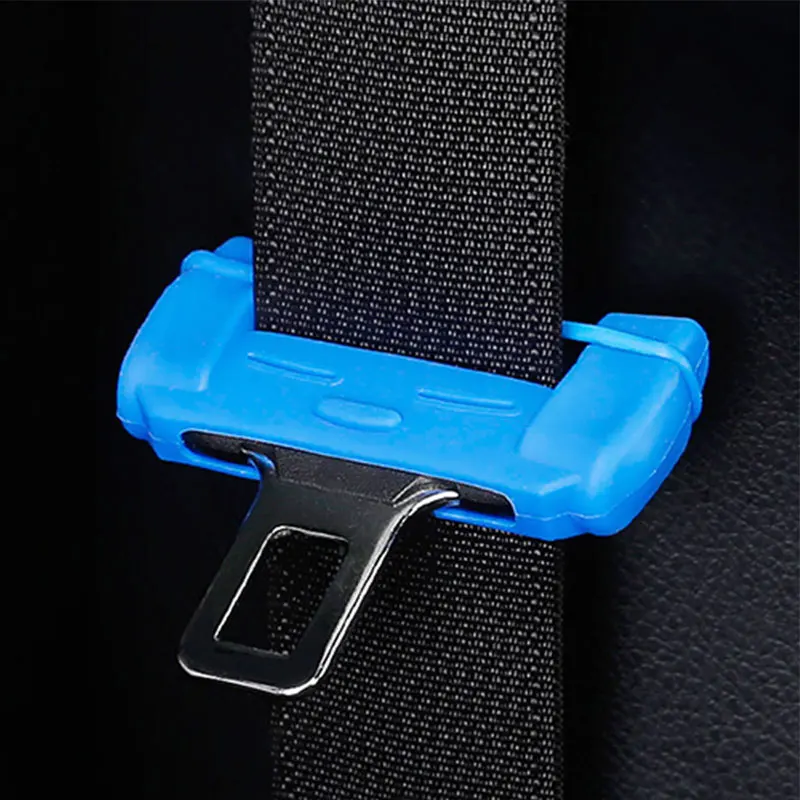 1 шт. Автомобильная пряжка ремня безопасности Силиконовая защита против царапин