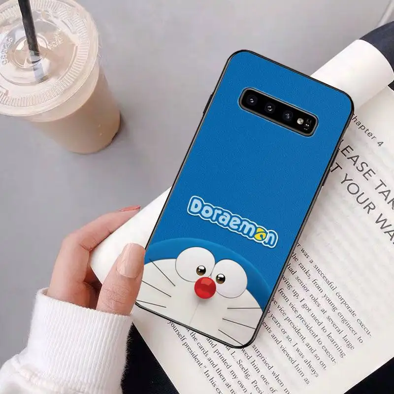 

Cute Doraemon Phone Case Luxury Brand Case Back Shell For Samsung Galaxy S8 S9 S10e S20 PLUS J6 J600 Cases Cover
