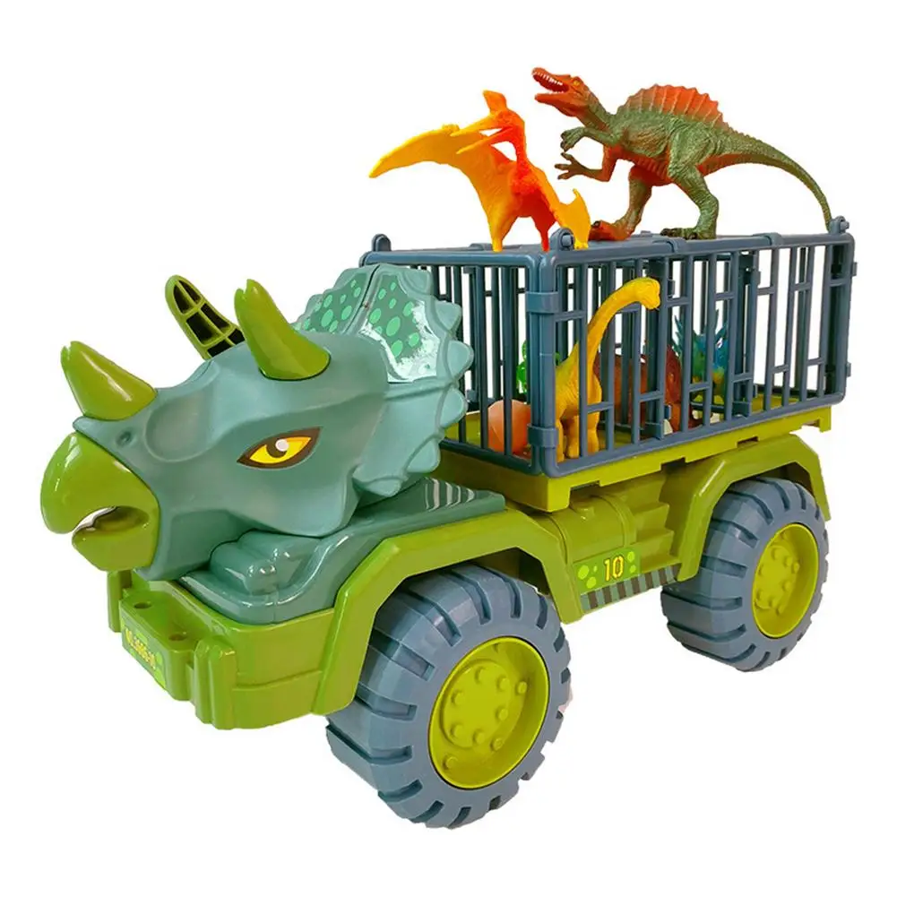 

Car Toy Dinosaurs Transport Car Carrier Truck Toy Pull Back Vehicle Toy With Dinosaur Gift For Children