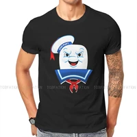 ghostbusters tshirt for men mr marshmallow basic summer tee t shirt high quality new design fluffy