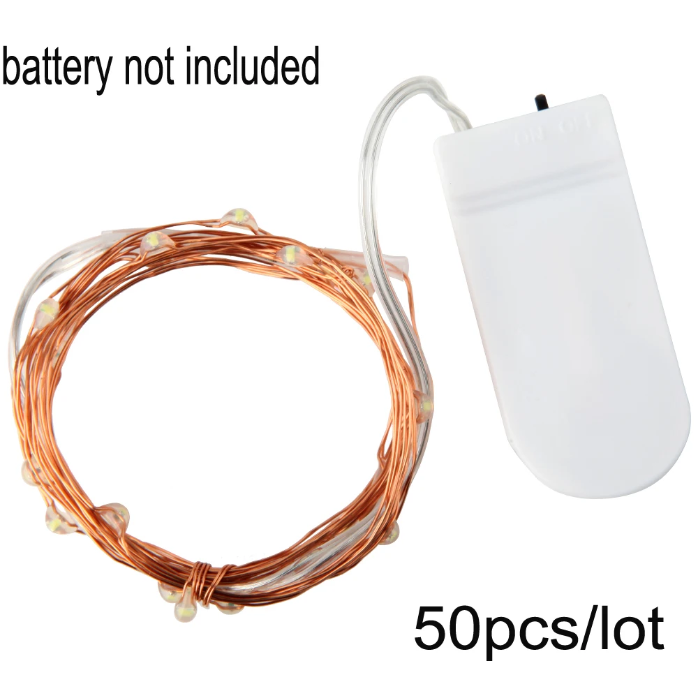 Водонепроницаемая медная гирлянда с 30 светодиодами миниатюрное Звездное