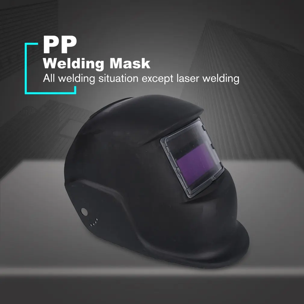 Защитная маска для сварки шлем с автоматическим затемнением и регулируемым