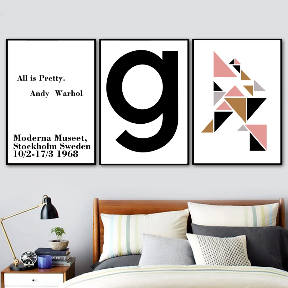 Постеры и принты в скандинавском стиле абстрактные геометрические настенные