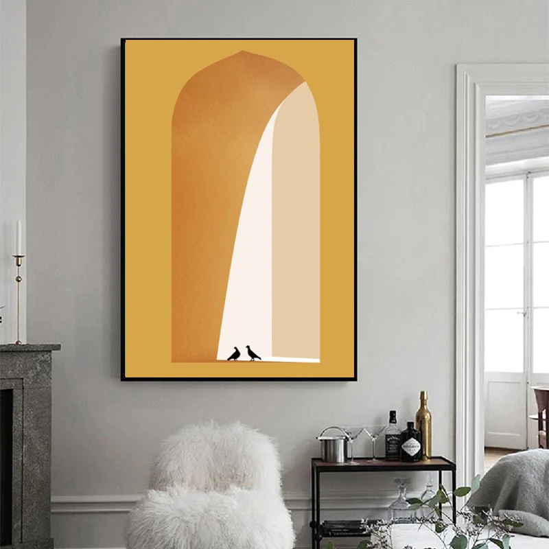 

Абстрактная архитектура, римская колонна, плакат на холсте, SELFLESSLY ART