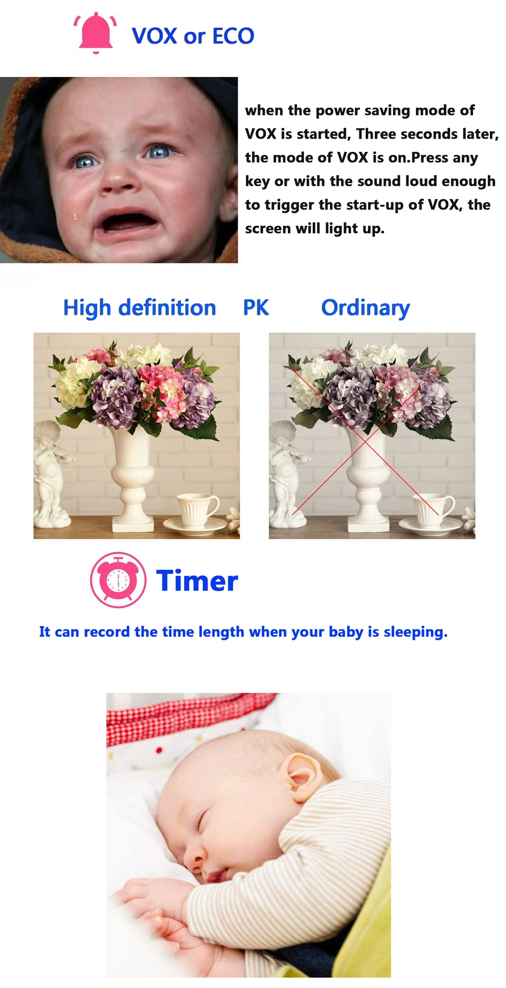 Видеоняня беспроводная 2 4 дюйма ИК светодиодный ка ночное видение|Радионяни| |