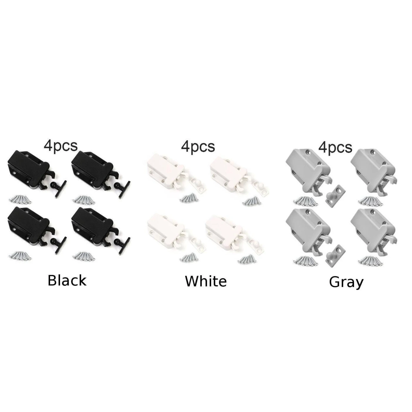 

4 шт., защелки для кухонных шкафов и ящиков