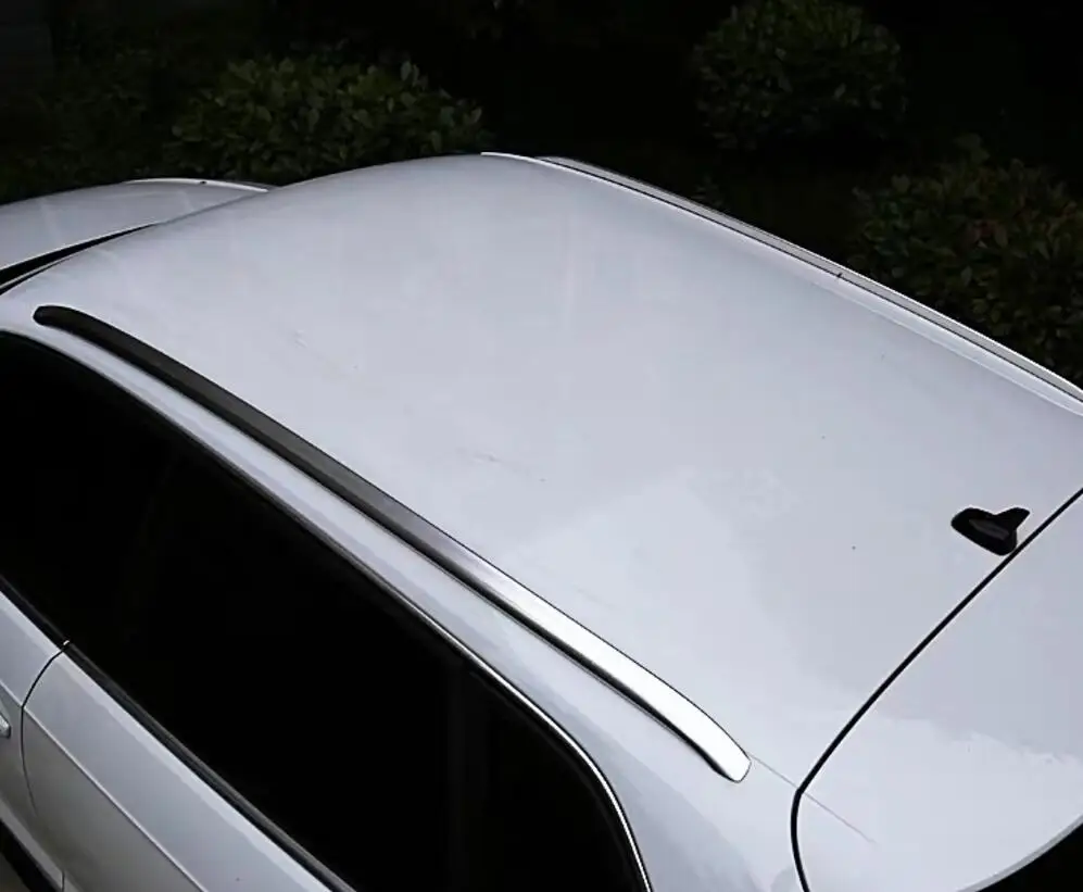 Для Audi A3 2012 2017 2018 2019 2020 алюминиевый сплав материя Серебристая черная верхняя