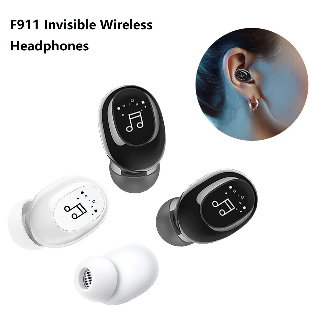 

2021 невидимые Ture Беспроводные наушники с шумоподавлением Bluetooth-совместимые наушники гарнитура TWS стерео наушники