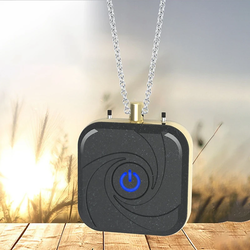 

Air Purifier Personal Wearable Mini Portable 300MAh Battery Negative Ion Necklace Hanging Neck Air Purifier
