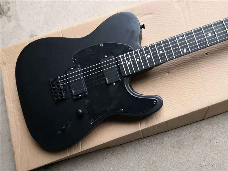 

China guitar factory custom new black tl Electric Guitar Black hardware stock Free shipping 62