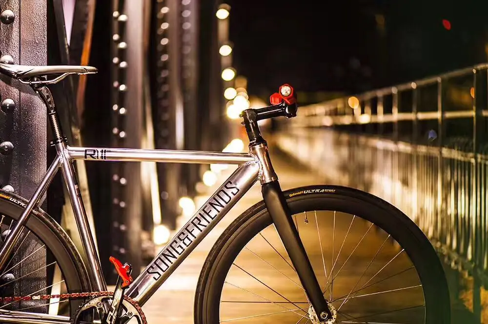 SF трек велосипед 54 см рама односкоростная велосипеда с углеродной вилкой и