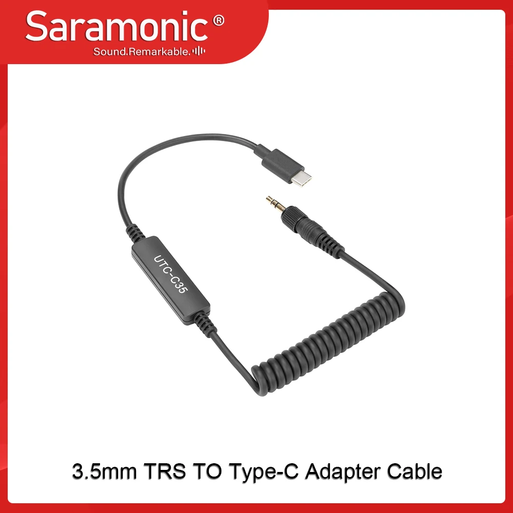 Saramonic UTC-C35 ТРС для Тип-C микрофонный кабель аудио адаптер использования Uwmic9 UwMic15