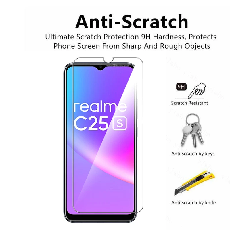 full cover screen protector for realme c25s c25y c11 c25 c20 c21 c21y tempered glass protective phone camera film realme c25s free global shipping