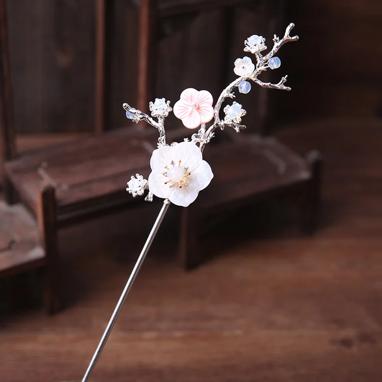 

Classical Retro Ancient Style Costume Hanfu Tassel Step shake Tiara Hairpin Temperament Handmade Cheongsam Kanzashi Accessories