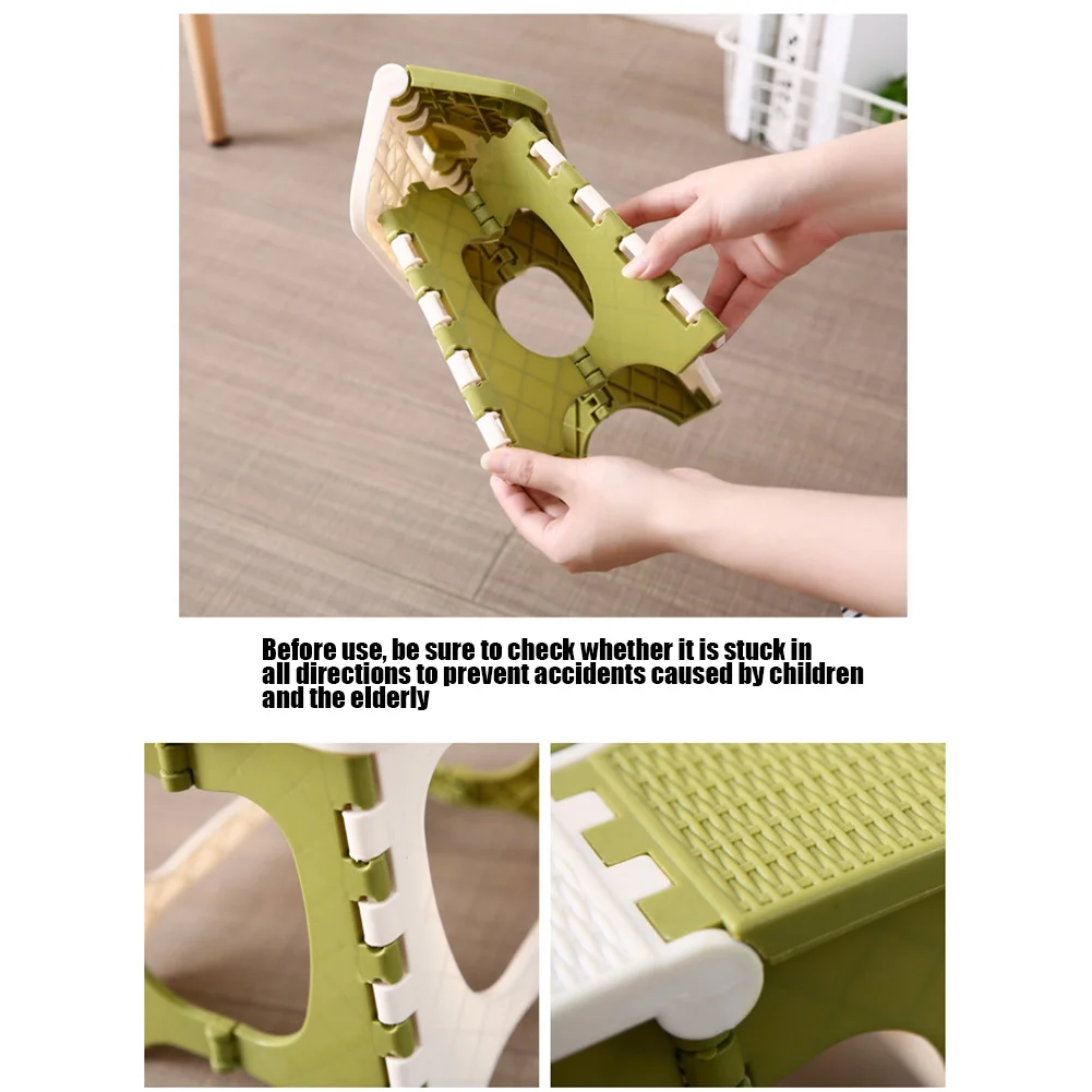 Plastic Multipurpose Folding Step Stool Home Train Outdoor Foldable Storage Convenient HYD88 | Мебель
