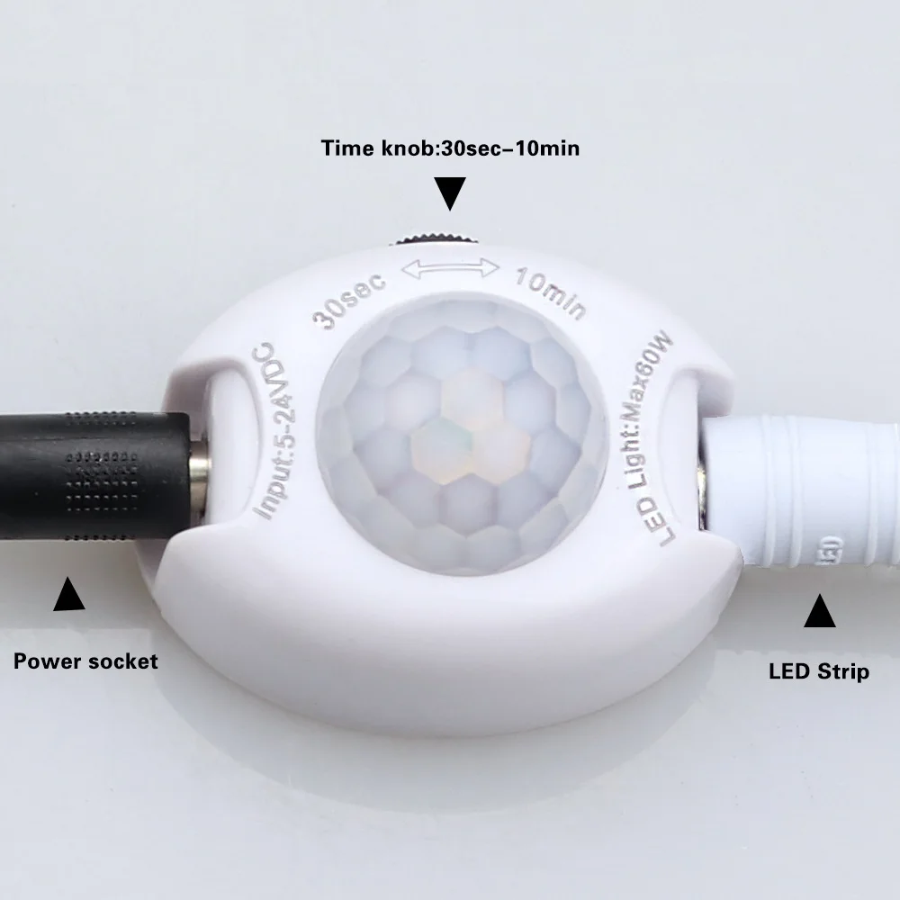 ИК датчик движения под шкафом 12 В светодиодный светильник кухонный шкаф кровать 1