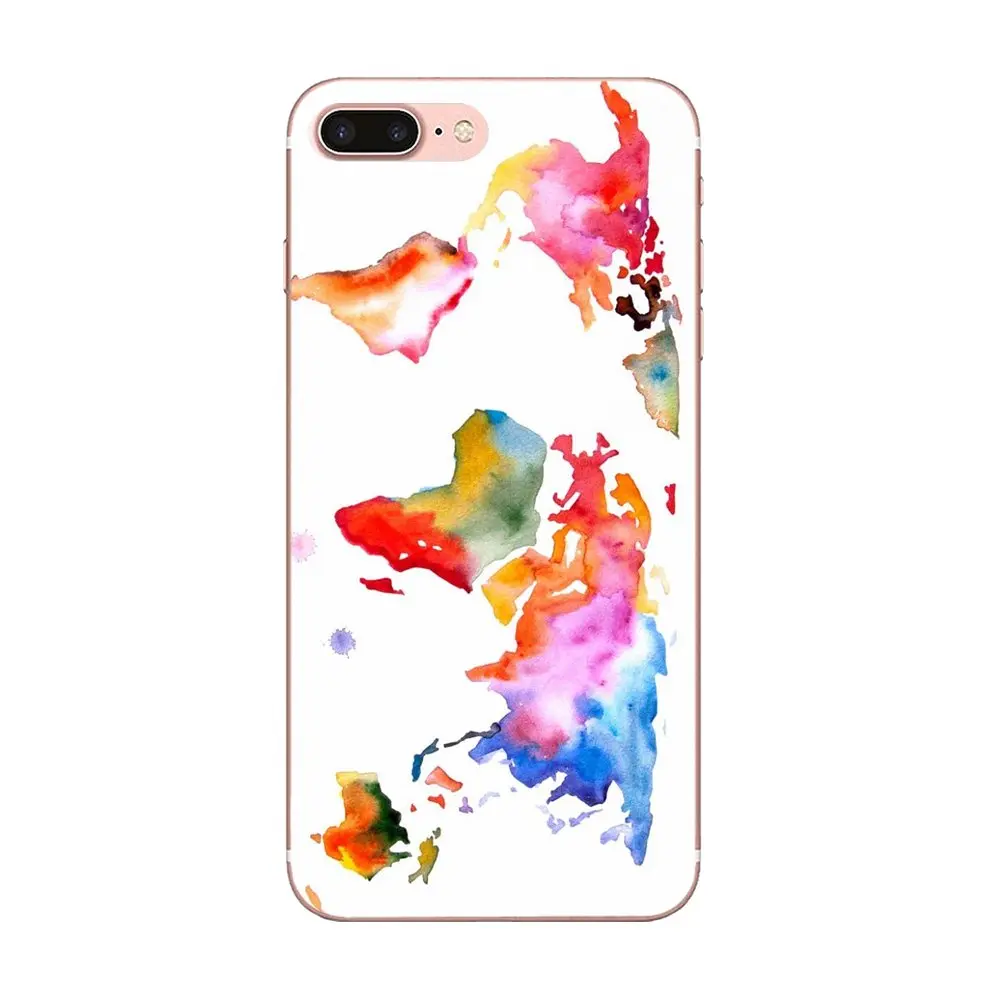 Уникальная цветная винтажная карта мира на защелке для sony Xperia Z Z1 Z2 Z3 Z4 Z5 compact Mini M2 M4