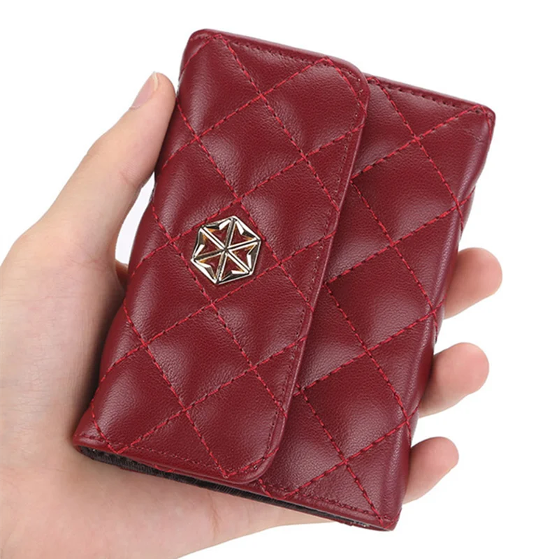 

New Multi-function Ladies Multi-card Card Holder Card Holder Organ Small Card Holder PU Material Waterproof Wallet