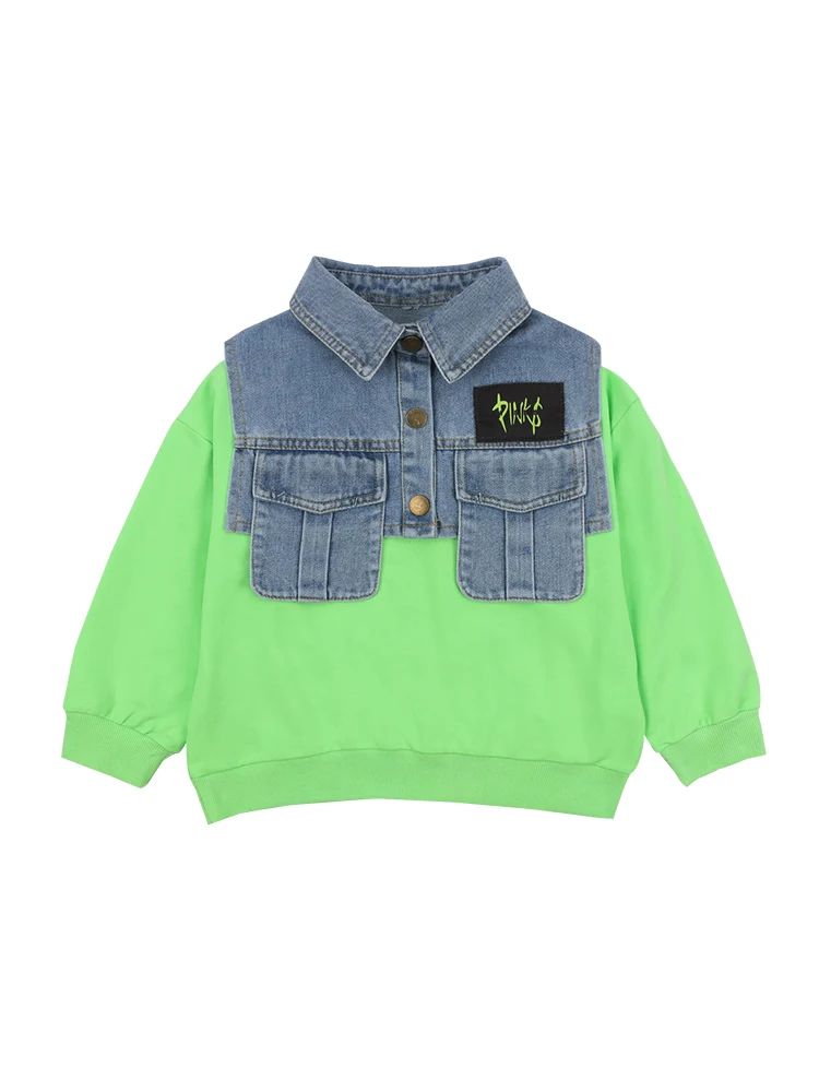 

Boys Western Style Sweater Children Tops Tide Paragraph Children Baby 2020 Spring New Boy Korean Version of Spring