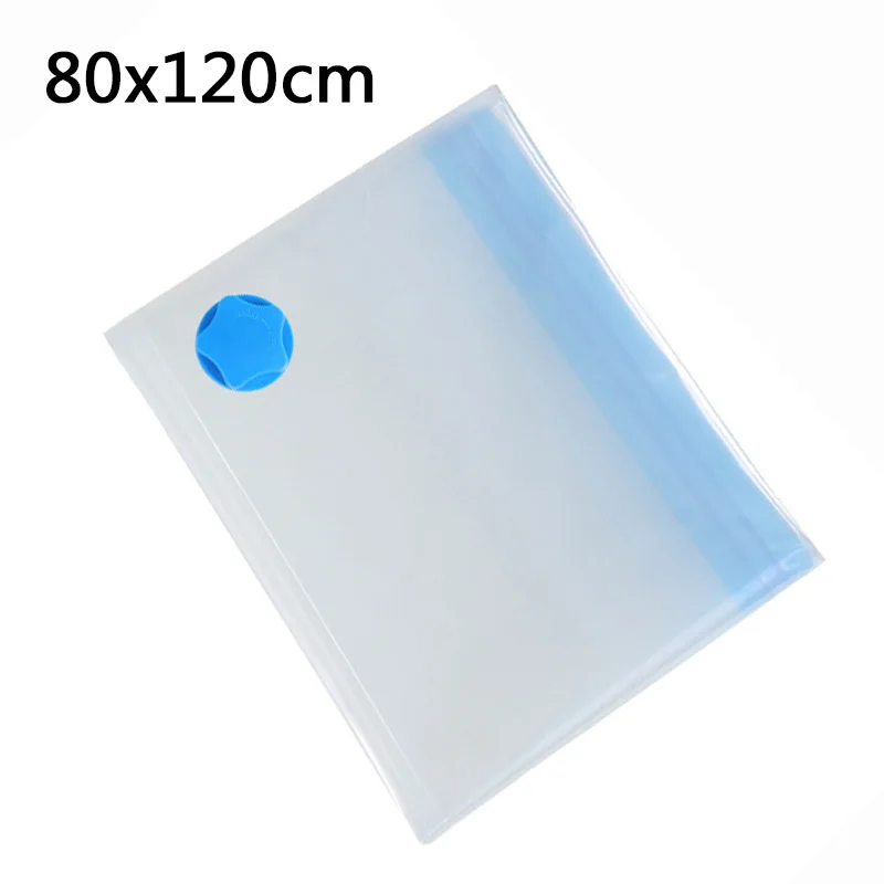 

Clear Plastic Clothes Vacuum Storage Bag Container Travel Organizer Equipment