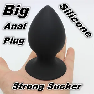 10*5cm Big Butt Plug Silicone Anal Plug With Strong Sucker Anal Sex Toys Waterproof Anus Massager Sex Products For Adult
