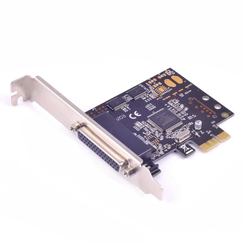 Последовательный порт PCI e адаптер 2 Серийный DB9 RS232 параллельно DB25 конвертер pci
