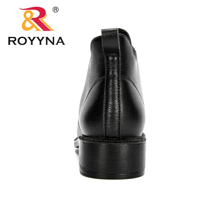 ROYYNA 2020 новые дизайнерские женские ботинки из мягкой синтетической кожи
