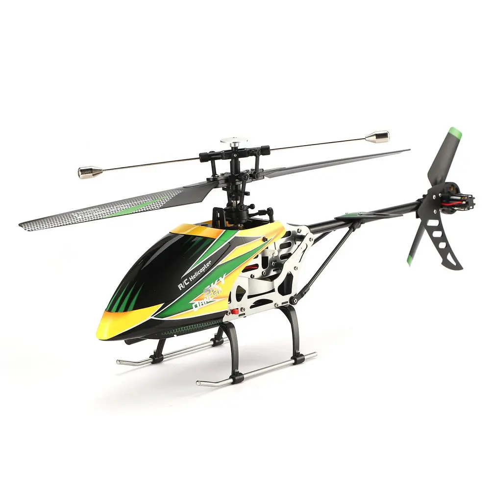 WLtoys V912 Дрон Небесный танцор летательный аппарат 2,4 ГГц RTF аэроплан 4 канала с одним лезвием RC вертолет с головной лампой