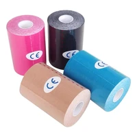10cm5m kinesiology sports tape waterproof elastic cotton tapes for muscle support recovery care physio 4 inch x 16 5 feet