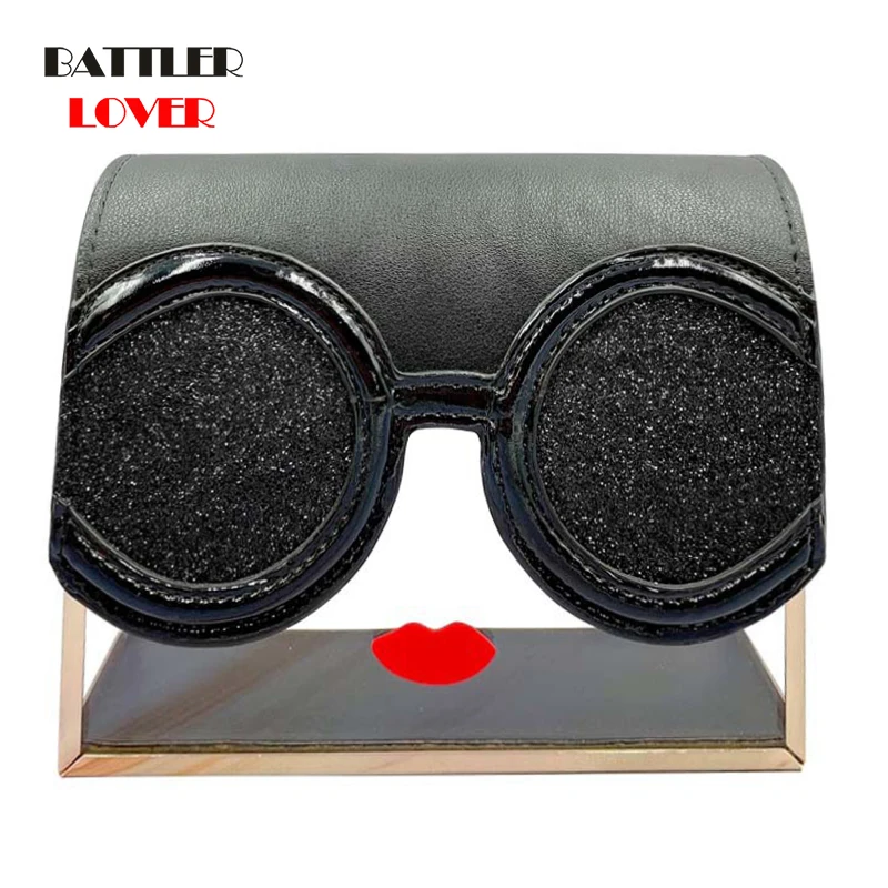 

Clear Acrylic Box Cartoon Shoulder Bag For Women 2021 Summer Designer Novelty Cute Sunglasses Purses And Handbag Kawaii Flaps