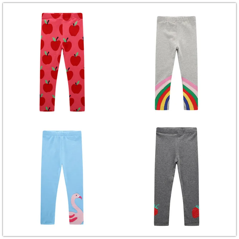 

wholesale Baby Girl Leggings Cotton trousers Kids horse unicorn pants Baby girl Clothes 2-7 years Children's long Trousers pants