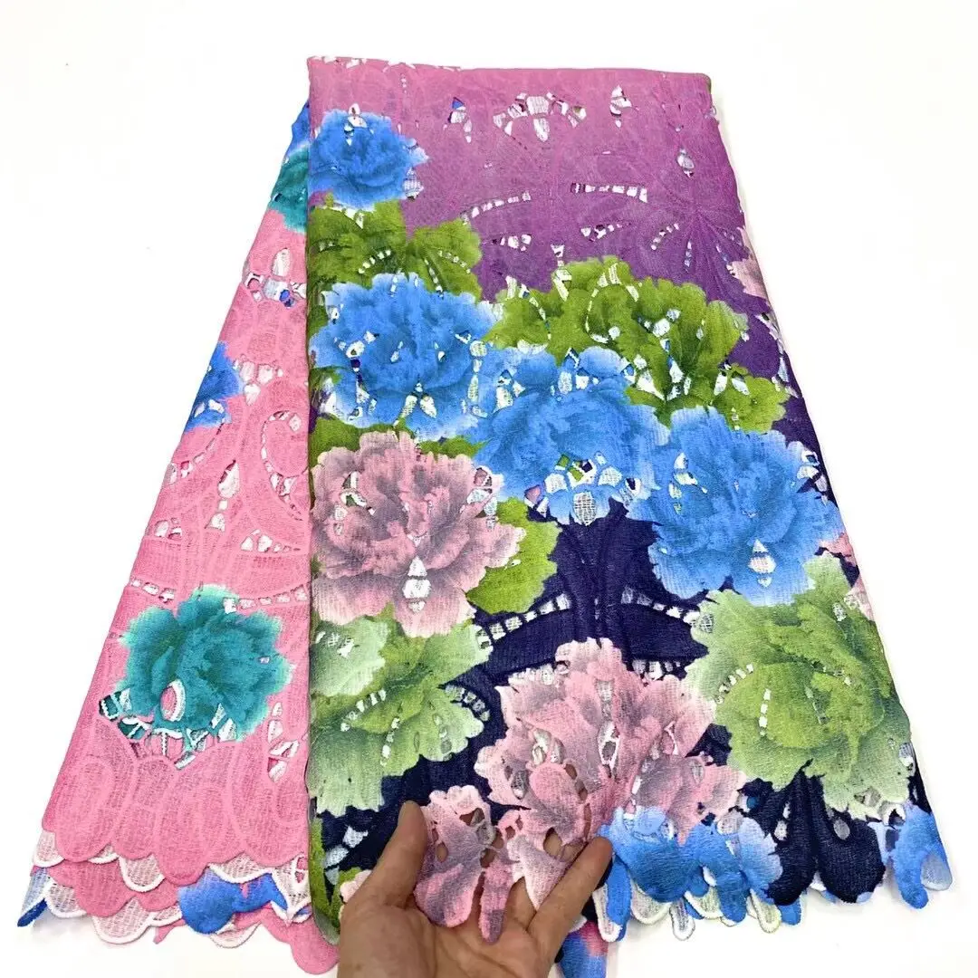 

Luxury Hig-End Quality Lace S-828682 African cord Fabric for Wedding Dress