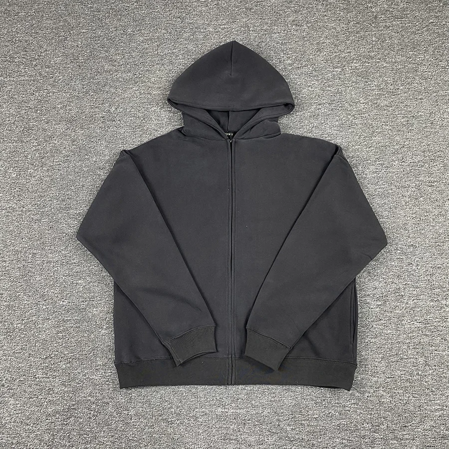 Толстовка Мужская/Женская однотонная на молнии в стиле Канье Уэста сезон 6 1:1 |