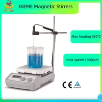 led digital 550%c2%b0c heating magnetic stirrer glass ceramic square hotplate magnetic mixer with stir bar