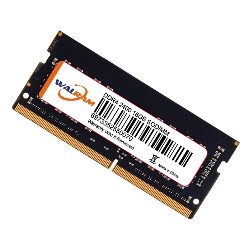 

WALRAM Memory Module Memory Card Ram DDR4 16GB 2400Mhz Pc4-2400 260-Pin for Computer Memory