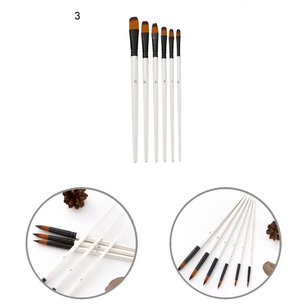 

Moderate Elasticity Anti Crack Artists Beginners Paint Brush for Adults