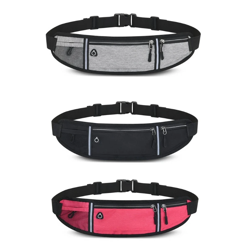 

Adjustable Running Pouch Runners Belt Waist Bag Elastic Slim Phone Holder Case