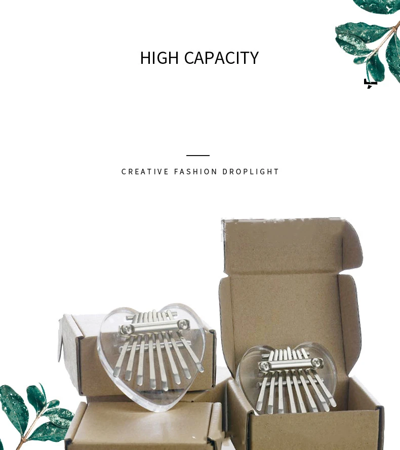 Мини-калимба Рандон Встроенная защитная коробка для пианино на 8 пальцев