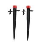 Капельница для полива растений, регулируемая, 8 отверстий, насадки для полива, капельные фитинги