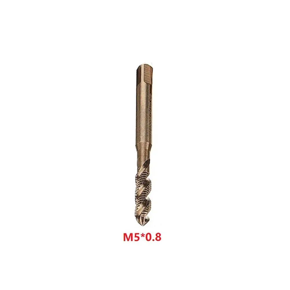 M3-M10 HSS- Co Cobalt M35 Machine Sprial метчики с канавками метрический винтовой кран правая рука