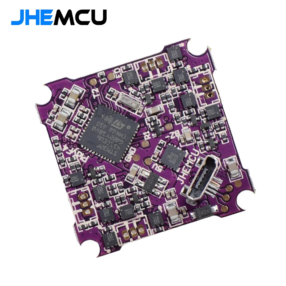 Контроллер полета JHEMCU Play F4 Whoop AIO OSD BEC и встроенный 5A BL_S 1-2S 4 в 1 ESC для
