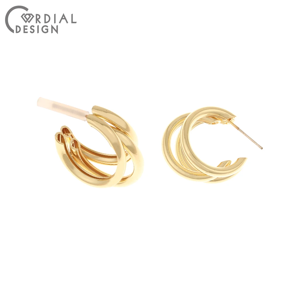 

Cordial Design 50Pcs Jewelry Accessories/Earrings Stud/Hand Made/Irregular Hooks Shape/DIY Making/Jewelry Findings & Components