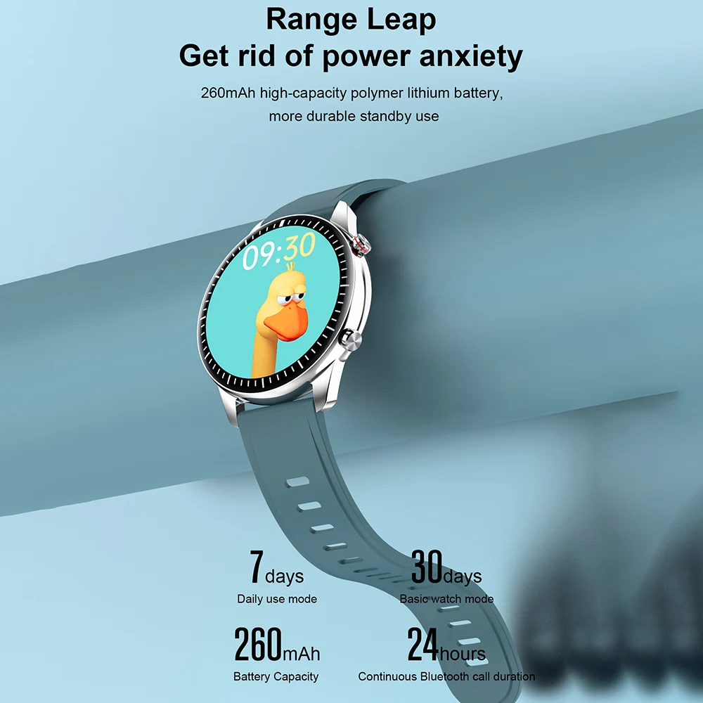 

LEMFO 2021 Smart Watch 1GB Music Play Fitness Tracker Bluetooth Call DIY Watch Face Men Women Smartwatch Android IOS GTR 2e