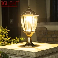 86light outdoor solar wall light led waterproof ip65 pillar post lamp fixtures for home garden courtyard