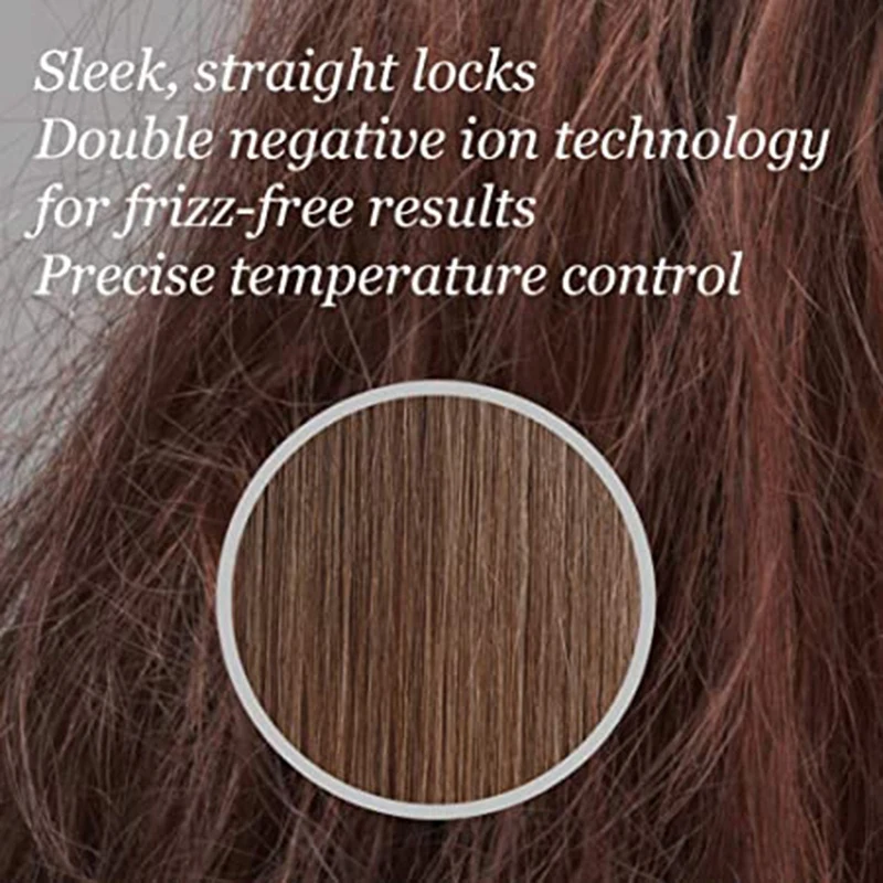 Щетка для выпрямления волос с двойными отрицательными ионами обеспечивает