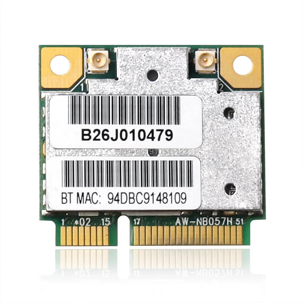 Realtek RTL8188CEBT 802 11 b/g/n WiFi + BT 3 0 150 Мбит/с Mini PCI-E Беспроводная WLAN комбинированная карта |