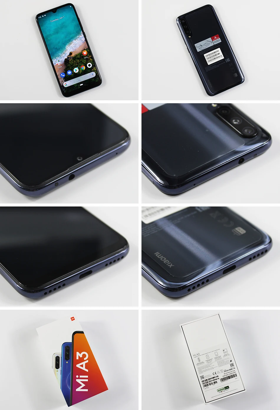 Глобальная версия Xiaomi Mi A3, 4 Гб ОЗУ, 64 Гб ПЗУ, мобильный телефон Snapdragon 665, четыре ядра, экран 6,088 дюйма, 48 м+ 32 МП камера, 4030 мАч