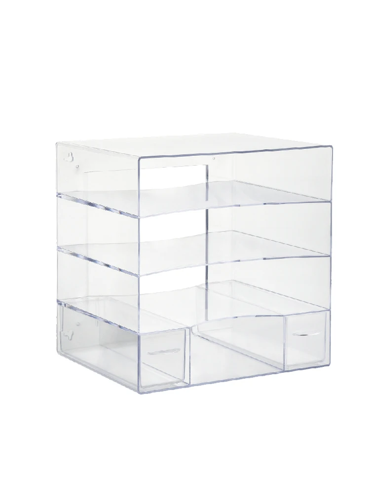 Desktop file rack multifunctional combination creative file frame information rack A4 paper storage box office supplies